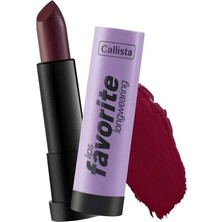 4 Adet Callista Lips Favorite Longwearing Lipstick Ru 308 Vampy Like Bordo 1 Adet