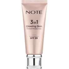 4 Adet Note 3 In 1 Glowing Skin Tinted Moisturizer 50 Spf Işıltılı Aydınlatıcı Krem 1 Adet