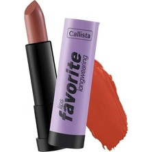 2 Adet Callista Lips Favorite Longwearing Lipstick Ruj 306 Here Kitty Kitty 306 Here Kitty Kitty Kahverengi 1 Adet