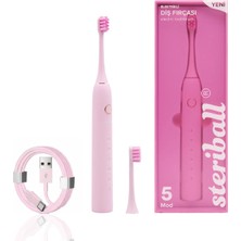 3 Adet Steriball Diş Firçası Sarjlı Pembe 5 Mod 1 Adet
