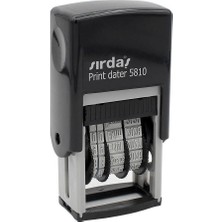 4 Adet Sırdaş 5810 Tarih Damgası 3.8 mm Ay Harf