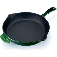 Burada Bulabilirsin Lava Metal Premium Serisi - Döküm Kızartma Tavası, Yuvarlak, 28 Cm, Majolik Yeşil
