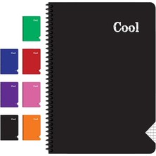 2 Adet Keskin Color Cool Spiralli Pp Kapak A4 Kareli Defter 96 Yaprak
