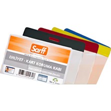 Sarff Kart Muhafaza Poşeti Şeffaf 7.5 cm x 9.5 cm 100 Lü Paket