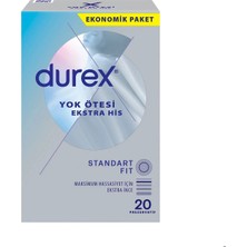 4 Adet Durex Prezervatif Yok Ötesi Ekstra His 20'li