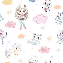 RMK12780PLW Tarafından Universal Gabby'nin Dollhouse Oyuncak Evi Eskiz Karakterleri Soyma ve Yapı�