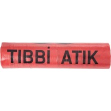 Ceymop 3 Adet Tıbbi Atık Çöp Torbası Jumbo Boy 80 cm x 110 cm Kırmızı 10'lu Paket