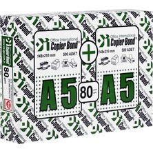 4 Adet Copier Bond A5 Fotokopi Kağıdı 80 G 1 Paket (1.000 Sayfa)