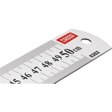 4 Adet Cassa 8803 Çelik Cetvel 50 cm