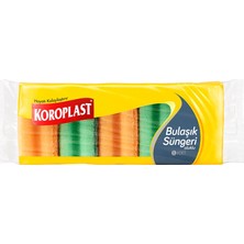 5 Adet Koroplast Oluklu Bulaşık Süngeri 5'li Paket