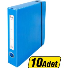 2 Adet Üçgen Arşivleme Kutusu 24 x 32 x 5 cm Mavi 10'lu Paket