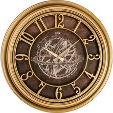 3 Adet Klik Babil Duvar Saati 46 cm Dekoratif Astro Desenli