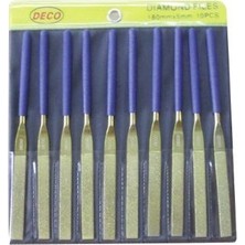 Deco 160X5 Elmas Eğe Takımı 10'lu Titan Kaplı (10 Adet)