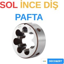 Ert Sol Ince Diş Pafta - M30X1,5