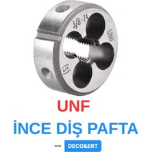 Ert Unf Ince Diş Pafta - Unf 9/16