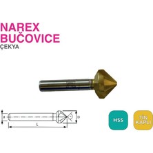 Narex 90° Havşa Freze Tın Kaplı Q12,4