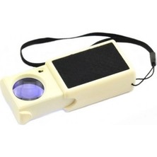 Magicool Nikula-Mücevherler, ve Para Kontrol,için 45X25MM Işıklı,mor Işıklı Cepte Taşımalı Büyüt