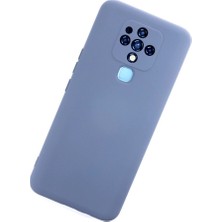 Givoria Tecno Camon 16 Kılıf Nano Içi Kadife Silikon - Gri GZMNR9-49DJ4DF