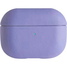 Givoria Apple Airpods Pro 2 (2.nesil) 405 Deri Kılıf - Lila GZMNR9-49DJ4DF