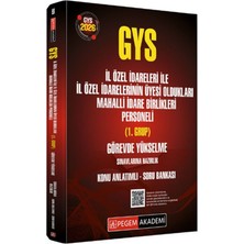 TeknoKapsül Pegem 2026 Gys Il Özel Idareleri ile Üyesi Oldukları Mahalli Idare Birlikleri Personeli Konu Anlatımlı Soru Bankası 1.grup