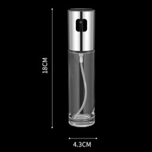 Givoria 100ML Kapasiteli Şeffaf Spreyli Yağdanlık Sosluk Yağ Püskürtücü Yağ Şişesi HCX4856