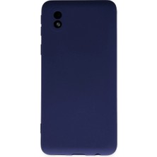 Givoria Samsung Galaxy A01 Core Kılıf Nano Içi Kadife Silikon - Lacivert GZMNR9-49DJ4DF