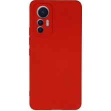 Givoria Xiaomi Mi 12 Lite Kılıf Nano Içi Kadife Silikon - Kırmızı GZMNR9-49DJ4DF