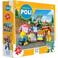 Robocar Poli Temalı Lisanslı 60 Parça 34X24CM Çocuk Puzzle Yapboz Serisi