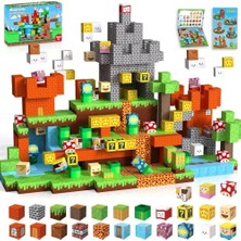 Manyetik Yapı Blokları Mario Adventure Teması 150 Parça, 3 Yaş ve Üzeri Çocuklar Için Eğitici Stem Oyuncak: