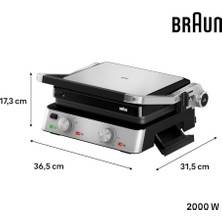Braun Multıgrıll 7 CG7020 Izgara Tost Makinası