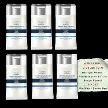 Yoğun Nemlendirici 6'lı Set Panthenol Yüz ve Vücut Kremi Cep, Çanta, Küçük Boy | Kuru ve Hassas Ciltlere - Organik Argan Yağı, Shea Butter Yağı Propolis ve Collagen Içerikli