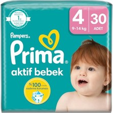 Prima Bebek Bezi Aktif Bebek 4 Beden 54 Adet Fırsat Paketi 2li Paket