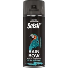 Rainbow 400 ml Sprey Boya Siyah Mat