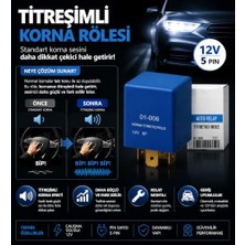 Titreyen Korna Rölesi (Kesici Röle) 12V 30A 5 Uçlu Korna Titretici Universal (1 Adet)