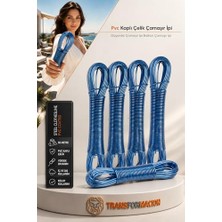 50 Metre Çelik Çamaşır Ipi, Pvc Kaplı Paslanmaz Balkon Teli, Esnemez Dayanıklı Ip 718621