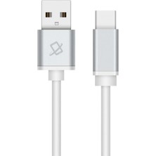 Dayanıklı USB Şarj ve Veri Kablosu, Micro Usb, Usb-C ve 8 Pin Seçenekli, Güçlendirilmiş Uç, Hızlı Şarja Uyumlu, Günlük Kullanım (120, Santimetre, USB Type-C)