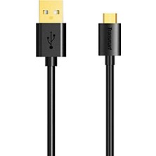 Tronsmart MUS03 Micro USB Data ve Şarj Kablosu, 1 Metre, Siyah