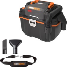 Worx WX031.9 20VOLT 200W/16KPA Li-Ion Kömürsüz Flexi Esnek Hortumlu Profesyonel Şarjlı Islak/kuru Süpürge & Üfleme (Akü Dahil Değildir)