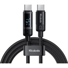 Mcdodo CA-5780 60W Typec Typec Dijital Göstergeli Kablo 1.2m - Siyah
