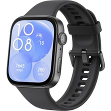 Huaweı Watch Fıt 3 Akıllı Saat, Ios ve Android ile Uyumlu, 1.82 Inç Amoled Ekran, Ultra Ince Tasarım, Kapsamlı Sağlık Takibi, Kapsamlı Sağlık Yönetimi, 10 Güne Kadar Pil Ömrü, Siyah