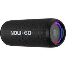 Nowgo F6 20W Rgb Speaker Su Geçirmez Taşınabilir Kablosuz Bluetooth Hoparlör Siyah