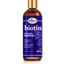 Difeel Pro-Growth Biotin Şampuan 12 Oz. - Saç ve Saç Dökülmesi Için Şampuan