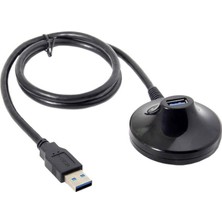 Parcbeny 5552 1 Metre USB 3.0 Standlı Dişi Erkek Uzatma Kablosu 1 Metre USB 3.0 Erkek Dişi Uzatma Dock Standlı Istasyonlu Kablo