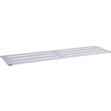 System Banyo Krom Duş Rafı Krom Renk 30X105X400 mm Beyaz Tek Ebat BA3005 043 Cr
