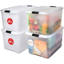 Irıs Ohyama Tb-45 Kutu Seti, 45L, Şeffaf