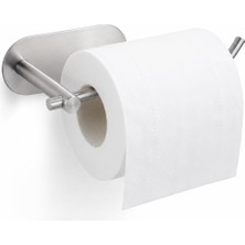 Alper Banyo Premium Mat Krom Tuvalet Kağıdı Askısı, 304 Paslanmaz Çelik Yapışkanlı Wc Kağıtlık, Delmeden Kolay Montajlı Rulo Tuvalet Kağıdı Tutucu, Modern Banyo Aksesuarı, 5 Yıl Garantili