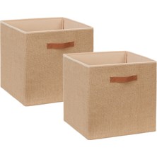 Ocean Home Textile 2'li Jüt Kutu Set 33X30X33 cm