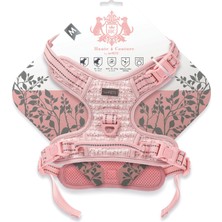 M-Pets Haute Couture Köpek Göğüs Tasması Pembe (M)