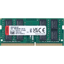 Kingston Valueram 16GB 3200MHZ Ddr4 Nonecc CL22 Sodımm 1.2V KVR32S22D8/16WP Dizüstü Bilgisayar Belleği