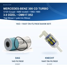Mercedes Benz 123 (C123) Yağ+Yakıt Filtre Bakım Seti